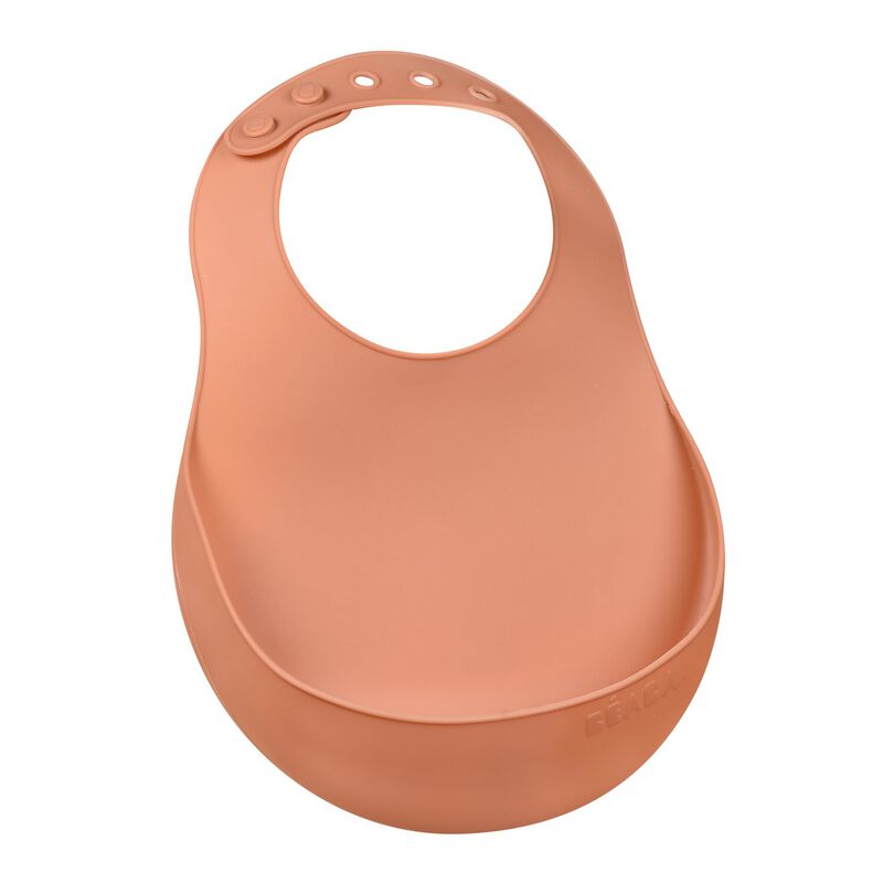 Bavoir silicone Terracotta