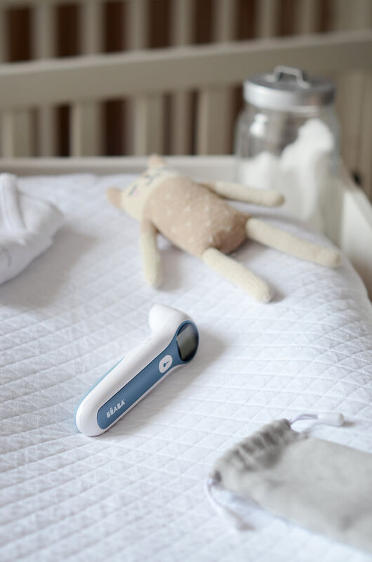 Thermomètre infrarouge auriculaire et frontal Thermospeed Blanc / Bleu