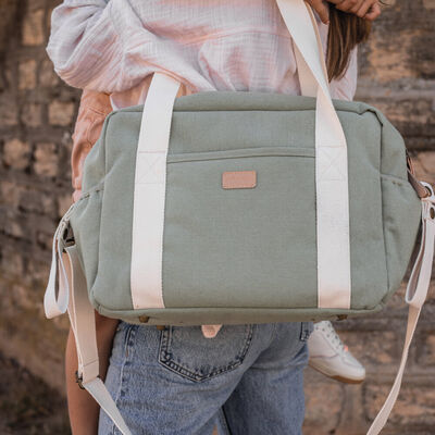 Sac à langer Paris Vert sauge