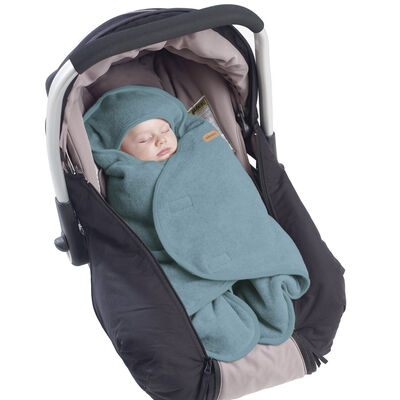 Babynomade® double polaire Bleu baltique