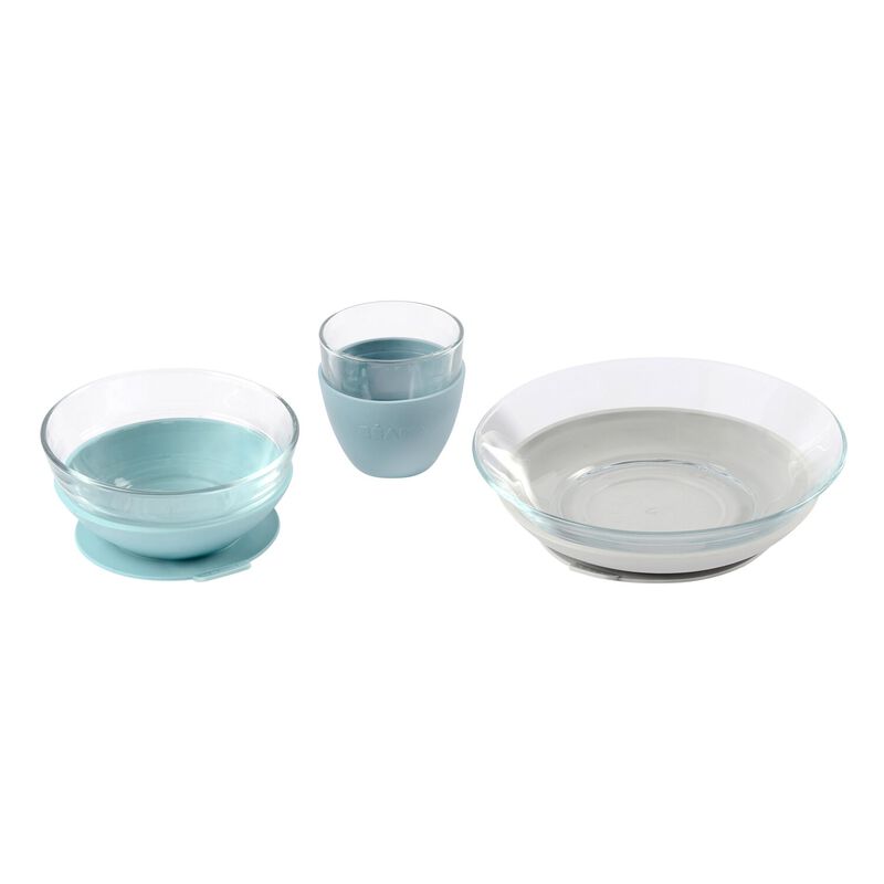 Geschirrset aus Glas jungle