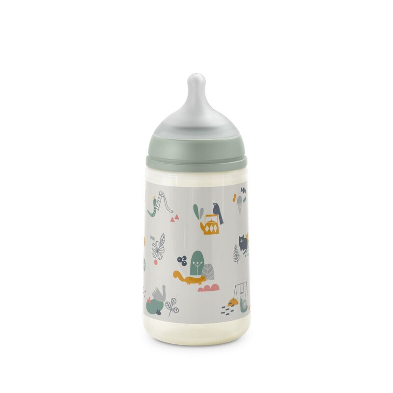 SX Pro 270 ml zuigfles met speen A Walk In The Park Green