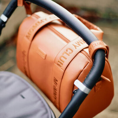 Mommy Club  Sac à Langer - Signature - Cuir Vegan - Brun