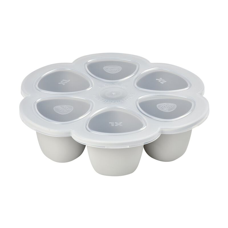 Moule multiportions silicone 6X150ml Gris clair