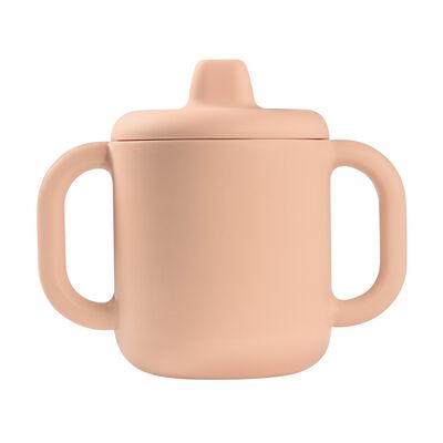 Tasse d'apprentissage silicone Rose