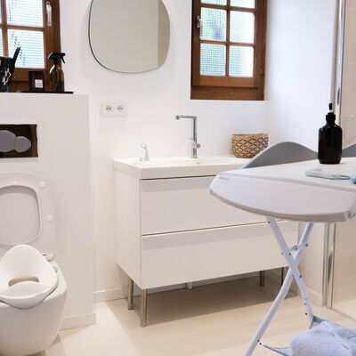 Réducteur de toilette Gris 