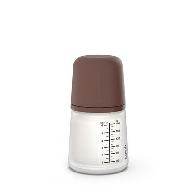 ZERO.ZERO anti-koliek zuigfles 180 ml - Speciaal voor borstvoeding Caramel