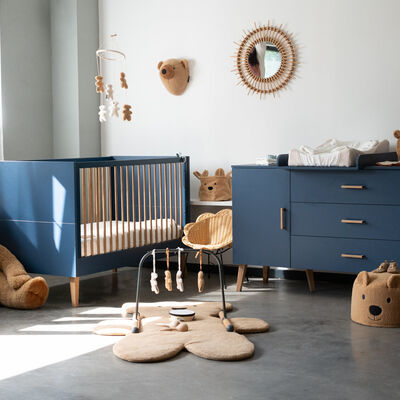 Cot bed 70x140cm Bold Blue 