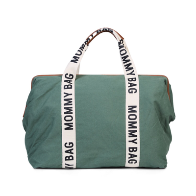 Mommy Bag ® Sac A Langer - Signature - Toile - Vert