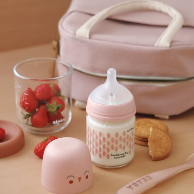 Sac repas isotherme Rose poudré
