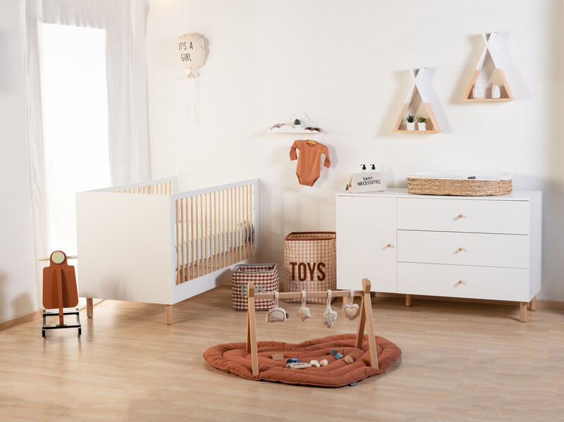 Cot bed 70x140cm Wonder White