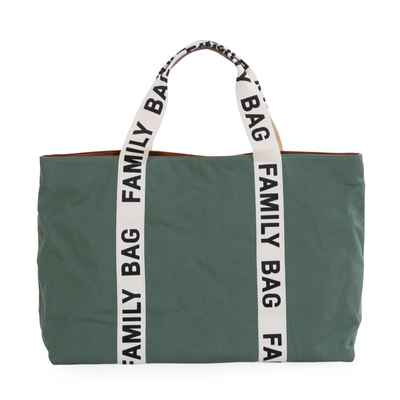 Family Bag Sac A Langer - Signature - Canvas - Vert