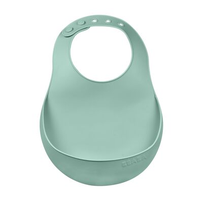 Siliconen slabbetje sage green