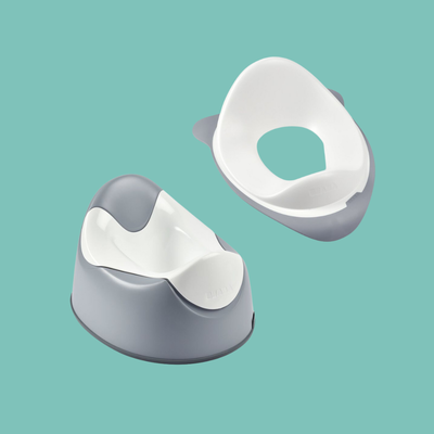 Pack pot ergonomique et réducteur de toilette