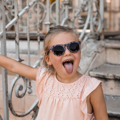 Lunettes 4-6 ans sunshine Ecaille rose