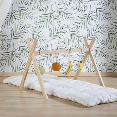 Moses basket stand Tipi + babygym naturel