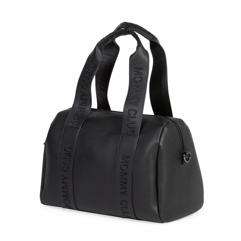 Mommy Club Sac à Langer - Signature - Simili - Noir
