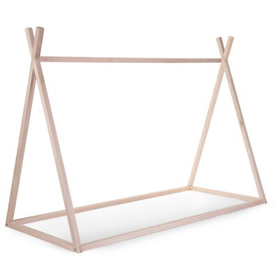 Lettino montessori tipi legno naturale 90x200