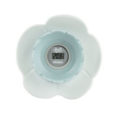Lotus bath thermometer green blue