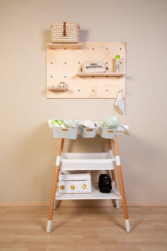 Evolux Table A Langer - Naturel Blanc