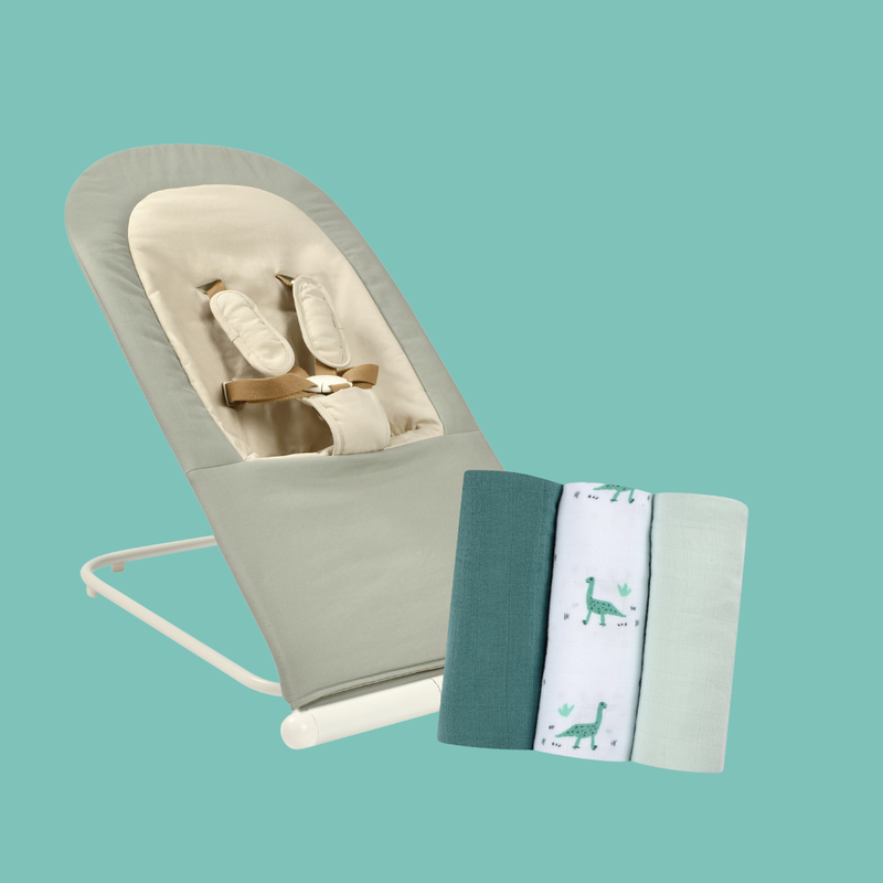 Pack Eazy relax et 3 langes en coton