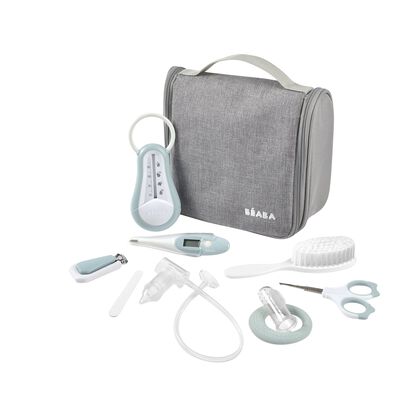 Toiletry bag green blue