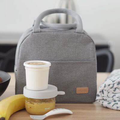 Sac repas isotherme Gris chiné