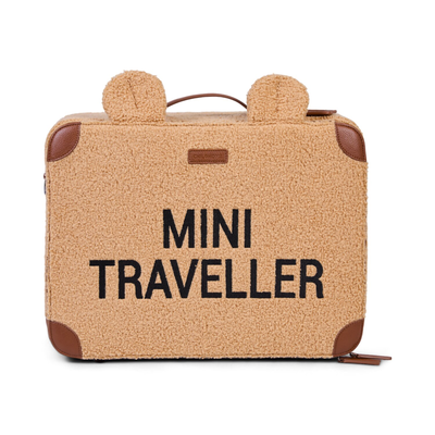 Mini Traveller Valise Enfant - Teddy Brun